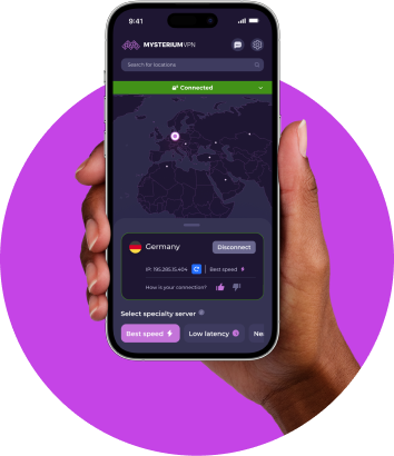 Mysterium VPN app